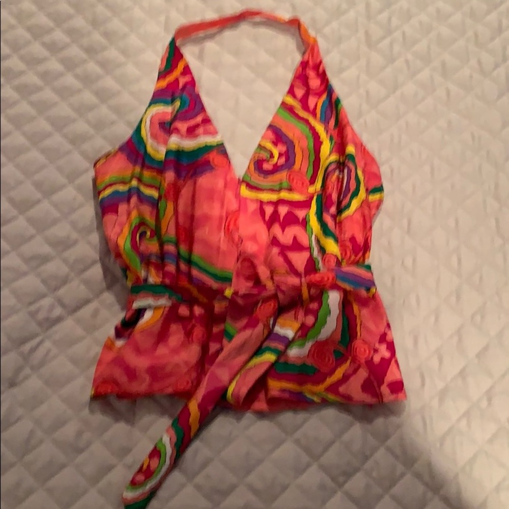 Silk halter